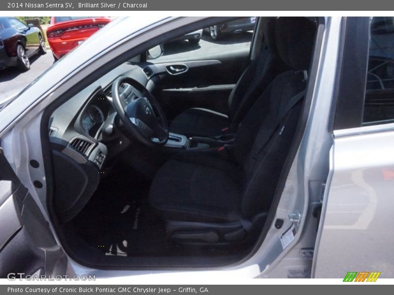Brilliant Silver / Charcoal 2014 Nissan Sentra SV