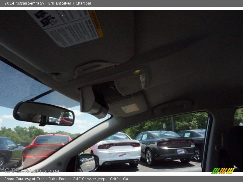 Brilliant Silver / Charcoal 2014 Nissan Sentra SV