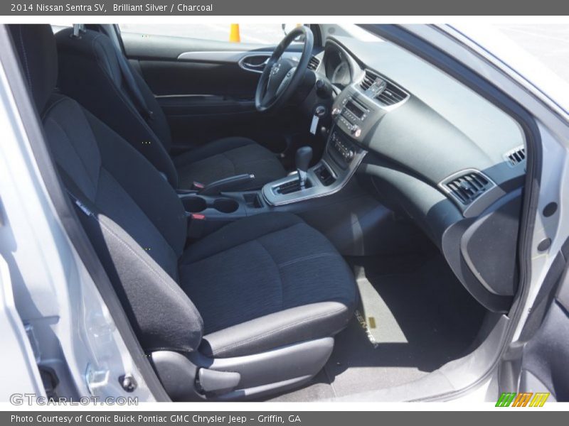 Brilliant Silver / Charcoal 2014 Nissan Sentra SV