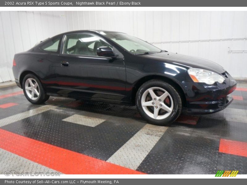 Nighthawk Black Pearl / Ebony Black 2002 Acura RSX Type S Sports Coupe