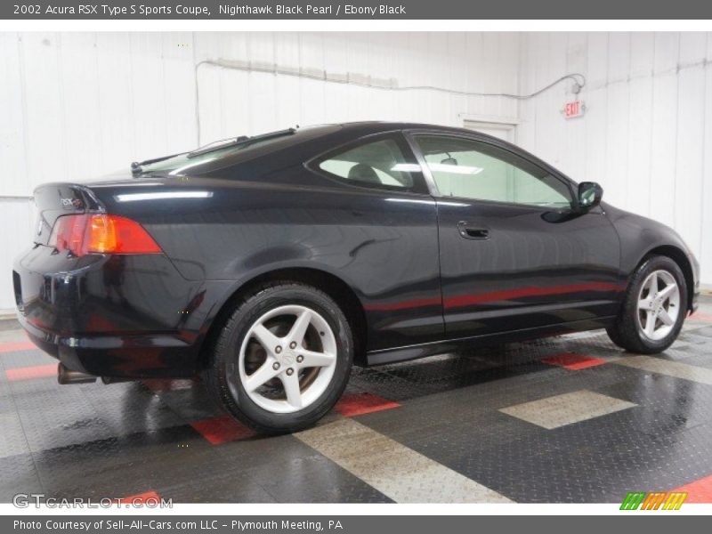 Nighthawk Black Pearl / Ebony Black 2002 Acura RSX Type S Sports Coupe