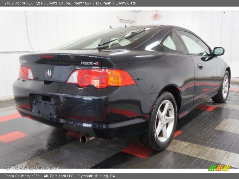 Nighthawk Black Pearl / Ebony Black 2002 Acura RSX Type S Sports Coupe