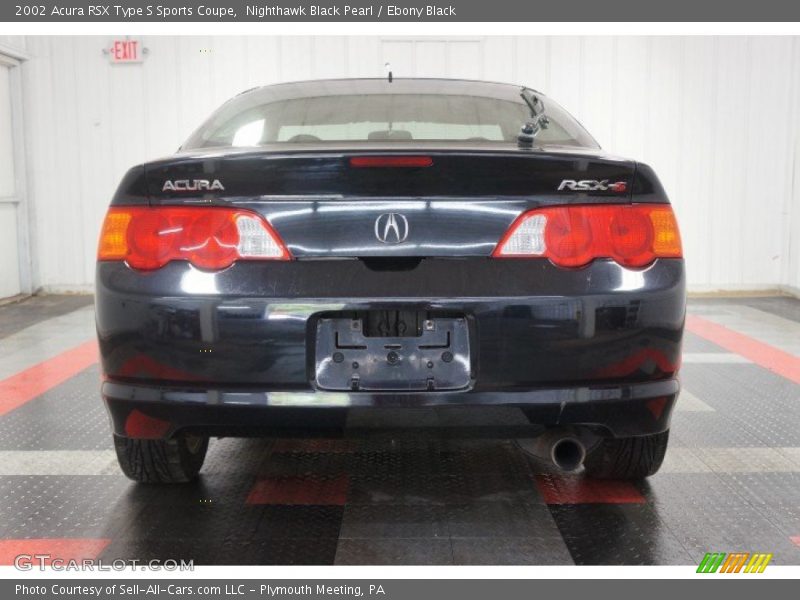 Nighthawk Black Pearl / Ebony Black 2002 Acura RSX Type S Sports Coupe