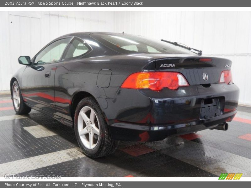 Nighthawk Black Pearl / Ebony Black 2002 Acura RSX Type S Sports Coupe