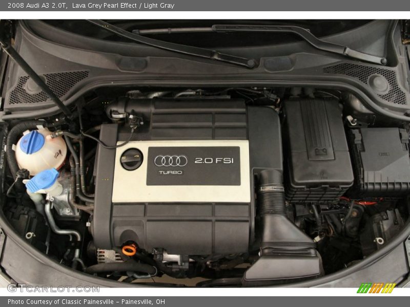 Lava Grey Pearl Effect / Light Gray 2008 Audi A3 2.0T