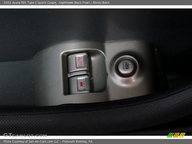 Nighthawk Black Pearl / Ebony Black 2002 Acura RSX Type S Sports Coupe