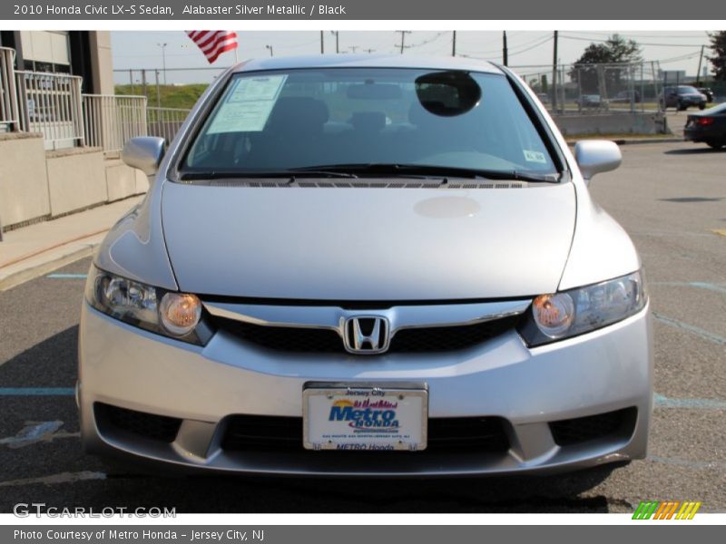 Alabaster Silver Metallic / Black 2010 Honda Civic LX-S Sedan