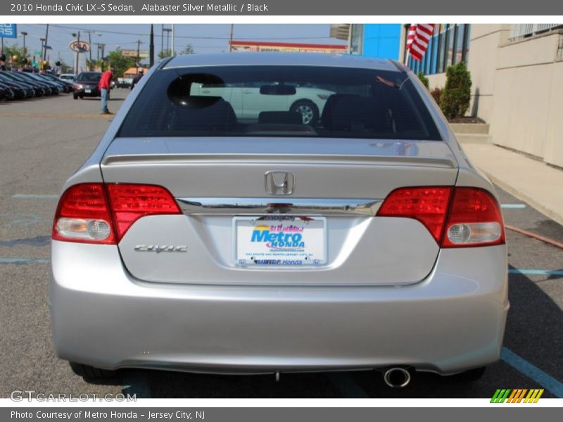 Alabaster Silver Metallic / Black 2010 Honda Civic LX-S Sedan