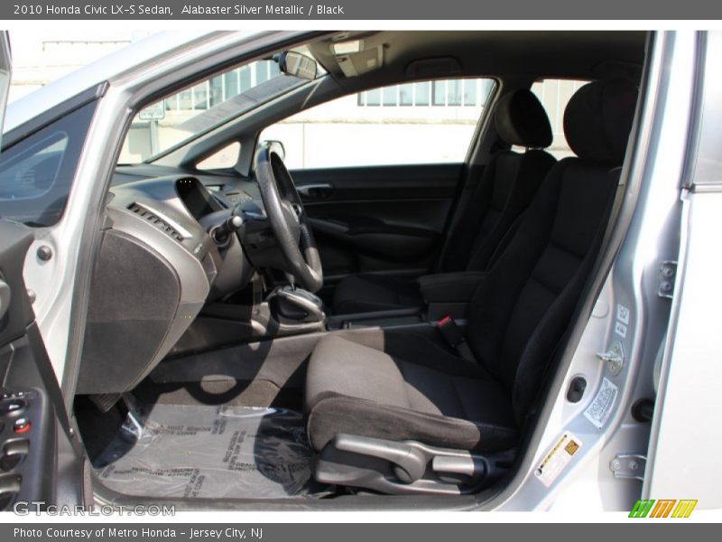 Alabaster Silver Metallic / Black 2010 Honda Civic LX-S Sedan