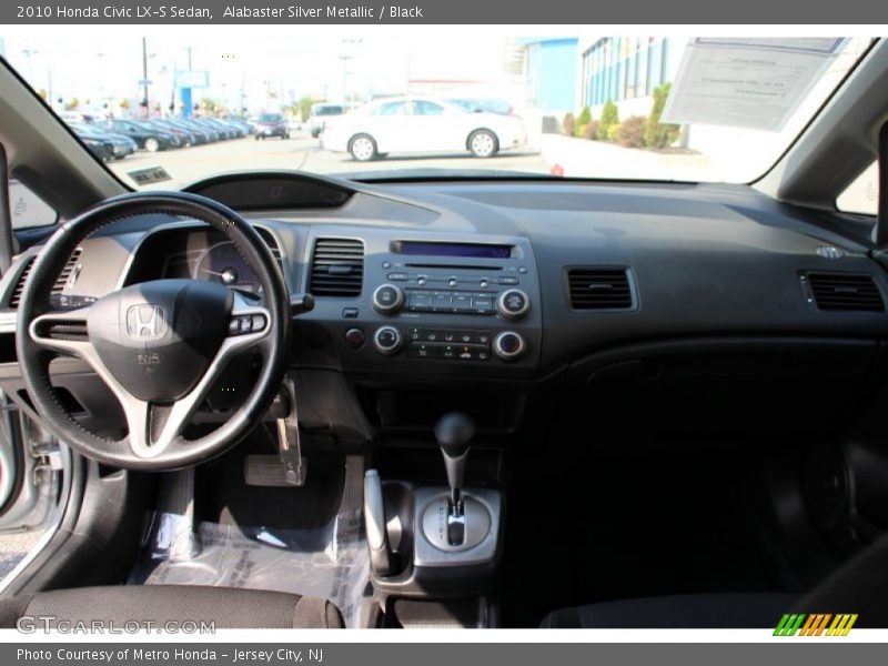 Alabaster Silver Metallic / Black 2010 Honda Civic LX-S Sedan