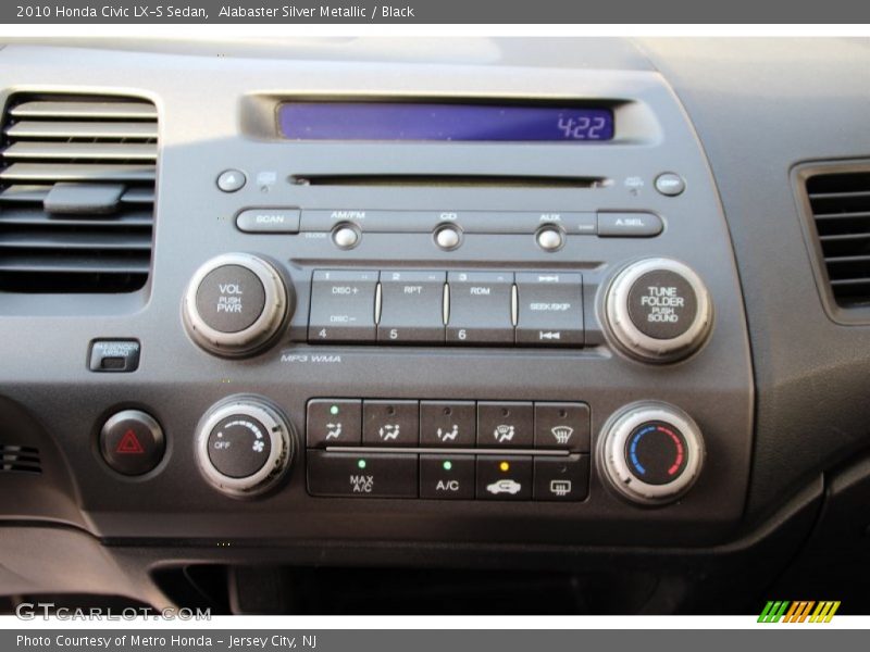 Alabaster Silver Metallic / Black 2010 Honda Civic LX-S Sedan