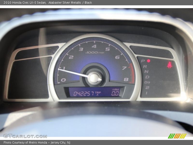 Alabaster Silver Metallic / Black 2010 Honda Civic LX-S Sedan