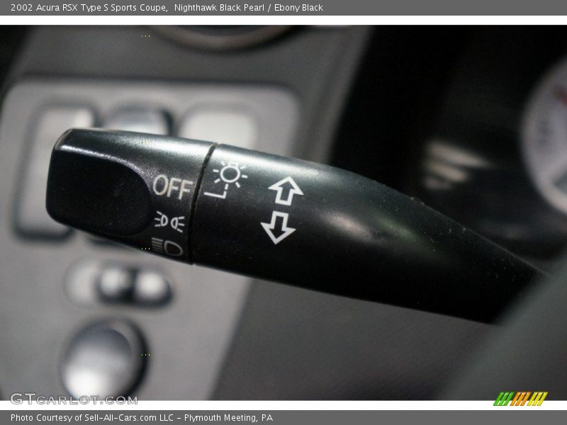 Nighthawk Black Pearl / Ebony Black 2002 Acura RSX Type S Sports Coupe