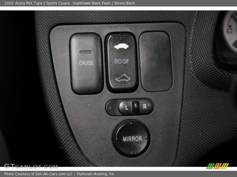 Nighthawk Black Pearl / Ebony Black 2002 Acura RSX Type S Sports Coupe
