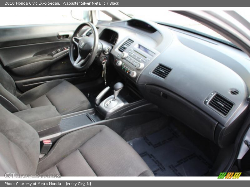 Alabaster Silver Metallic / Black 2010 Honda Civic LX-S Sedan