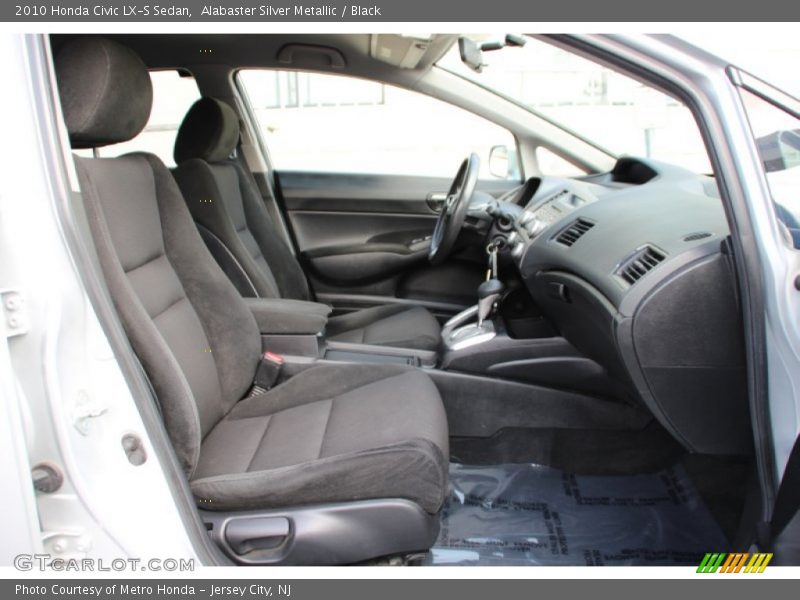 Alabaster Silver Metallic / Black 2010 Honda Civic LX-S Sedan