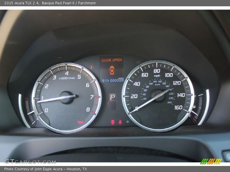 Basque Red Pearl II / Parchment 2015 Acura TLX 2.4