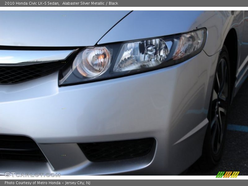Alabaster Silver Metallic / Black 2010 Honda Civic LX-S Sedan