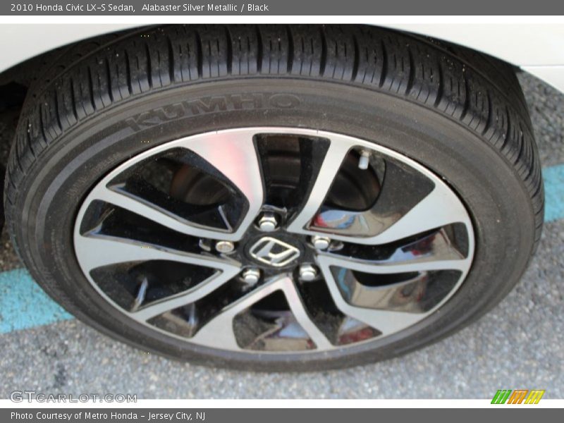 Alabaster Silver Metallic / Black 2010 Honda Civic LX-S Sedan
