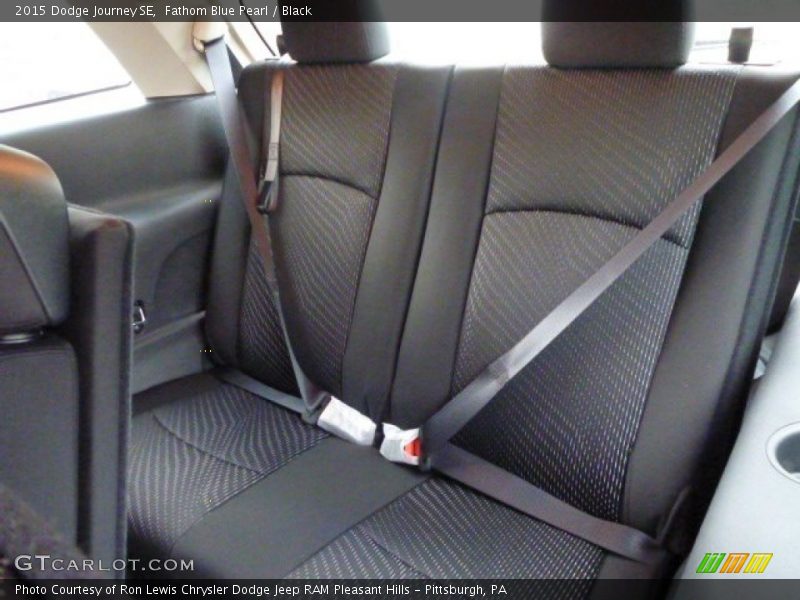 Fathom Blue Pearl / Black 2015 Dodge Journey SE