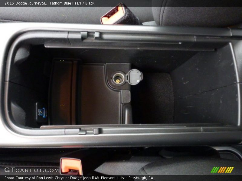 Fathom Blue Pearl / Black 2015 Dodge Journey SE