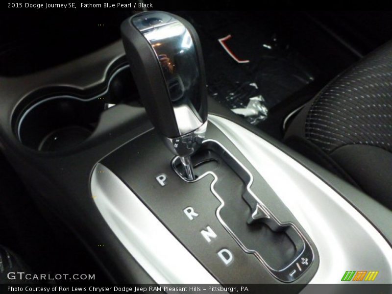 Fathom Blue Pearl / Black 2015 Dodge Journey SE
