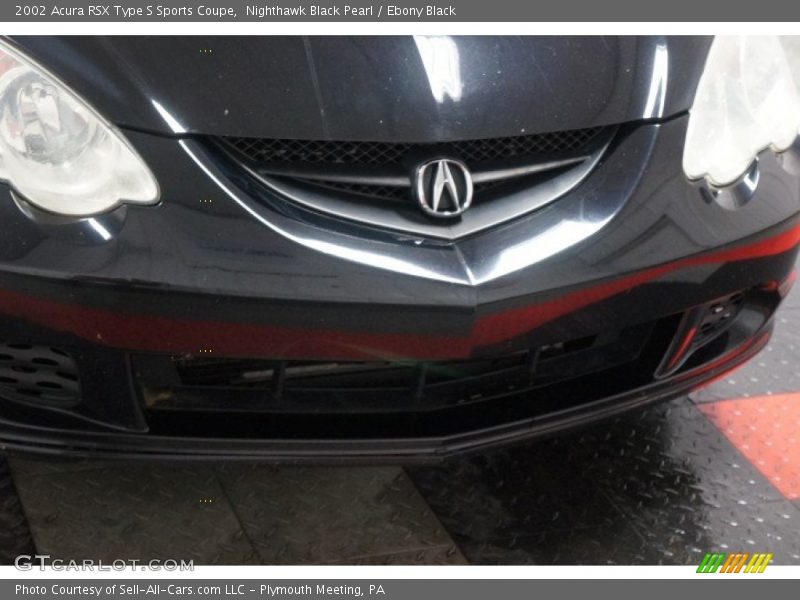 Nighthawk Black Pearl / Ebony Black 2002 Acura RSX Type S Sports Coupe
