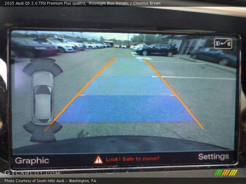 Moonlight Blue Metallic / Chestnut Brown 2015 Audi Q5 2.0 TFSI Premium Plus quattro