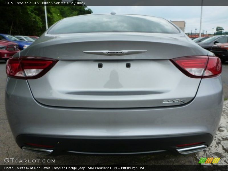 Billet Silver Metallic / Black 2015 Chrysler 200 S