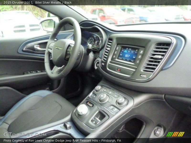 Billet Silver Metallic / Black 2015 Chrysler 200 S