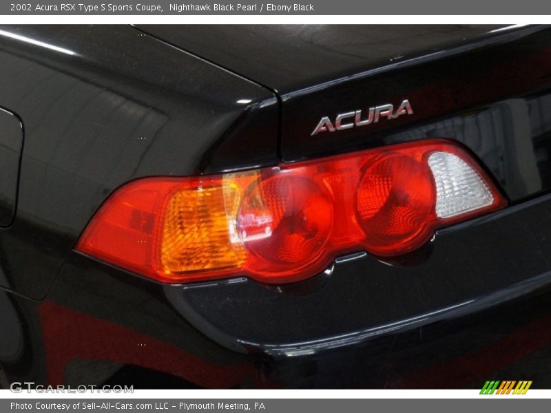 Nighthawk Black Pearl / Ebony Black 2002 Acura RSX Type S Sports Coupe
