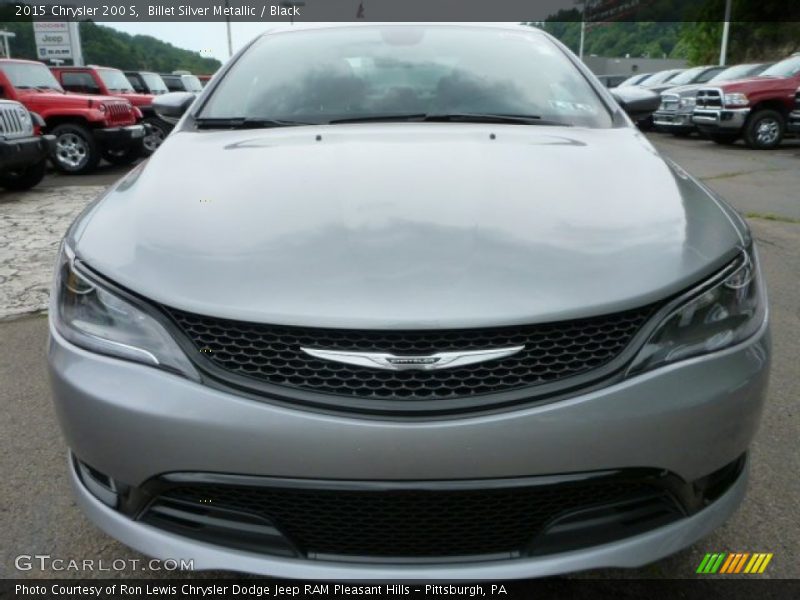 Billet Silver Metallic / Black 2015 Chrysler 200 S