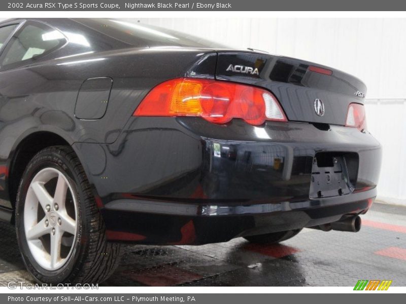 Nighthawk Black Pearl / Ebony Black 2002 Acura RSX Type S Sports Coupe