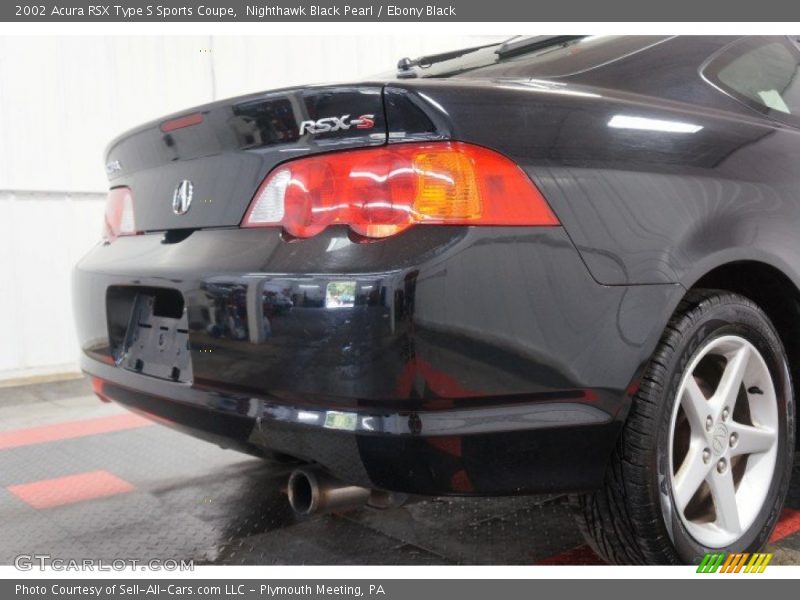 Nighthawk Black Pearl / Ebony Black 2002 Acura RSX Type S Sports Coupe
