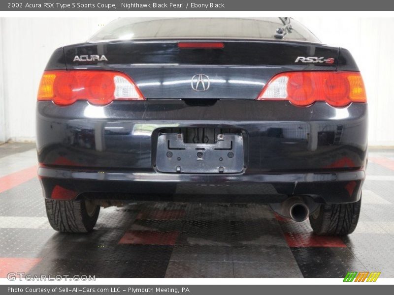 Nighthawk Black Pearl / Ebony Black 2002 Acura RSX Type S Sports Coupe