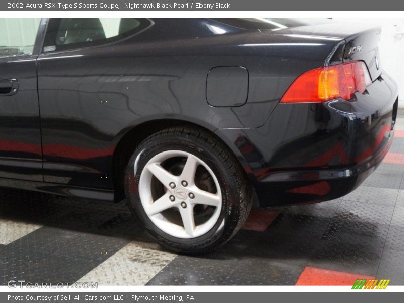 Nighthawk Black Pearl / Ebony Black 2002 Acura RSX Type S Sports Coupe