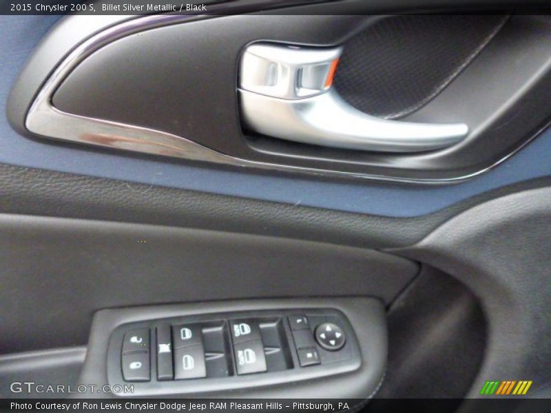 Billet Silver Metallic / Black 2015 Chrysler 200 S