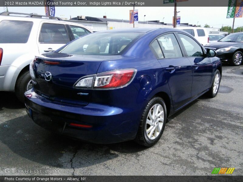 Indigo Lights Mica / Dune Beige 2012 Mazda MAZDA3 i Grand Touring 4 Door