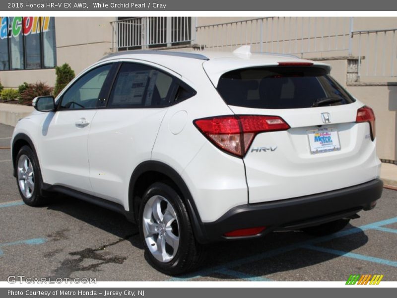 White Orchid Pearl / Gray 2016 Honda HR-V EX AWD