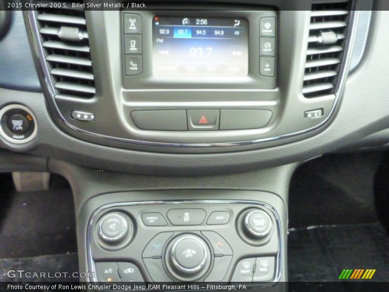 Billet Silver Metallic / Black 2015 Chrysler 200 S