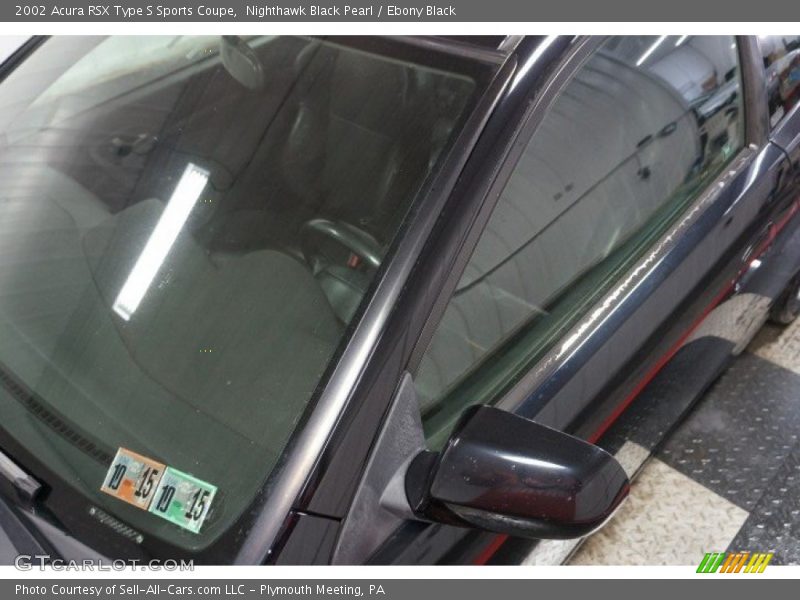 Nighthawk Black Pearl / Ebony Black 2002 Acura RSX Type S Sports Coupe