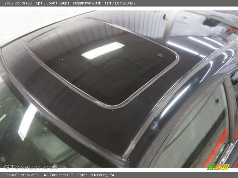 Nighthawk Black Pearl / Ebony Black 2002 Acura RSX Type S Sports Coupe