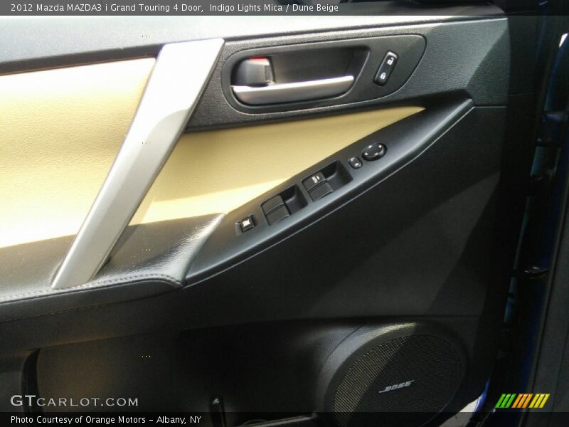 Indigo Lights Mica / Dune Beige 2012 Mazda MAZDA3 i Grand Touring 4 Door