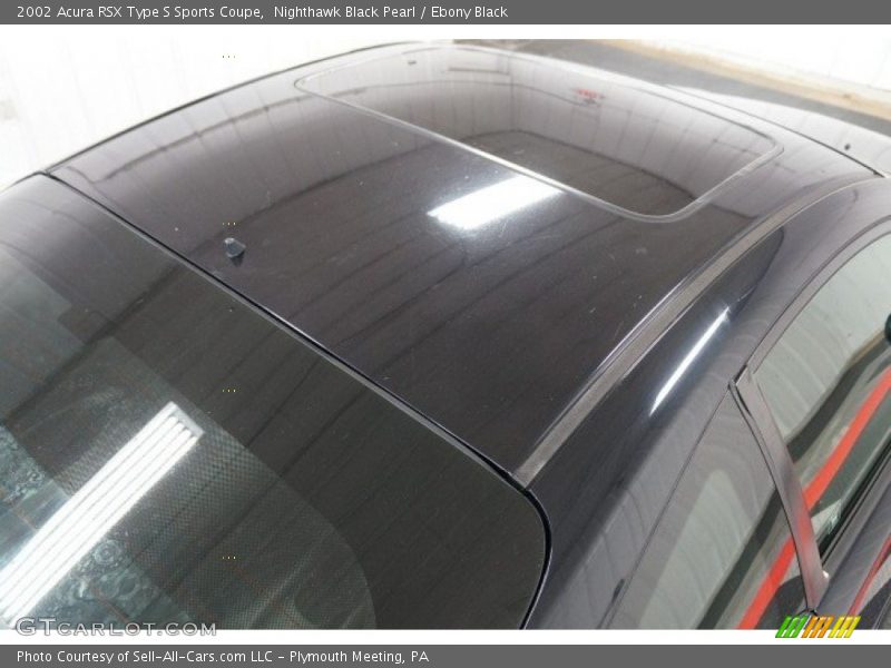 Nighthawk Black Pearl / Ebony Black 2002 Acura RSX Type S Sports Coupe