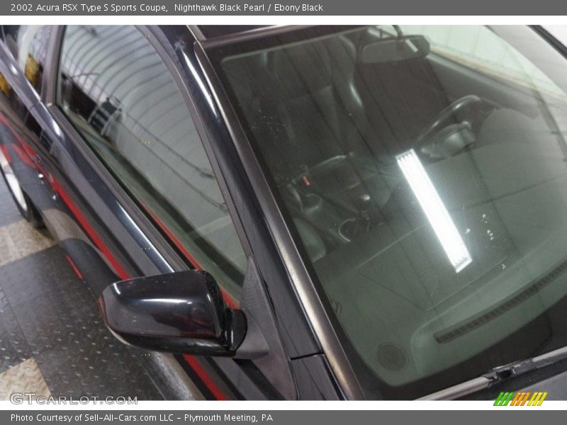 Nighthawk Black Pearl / Ebony Black 2002 Acura RSX Type S Sports Coupe
