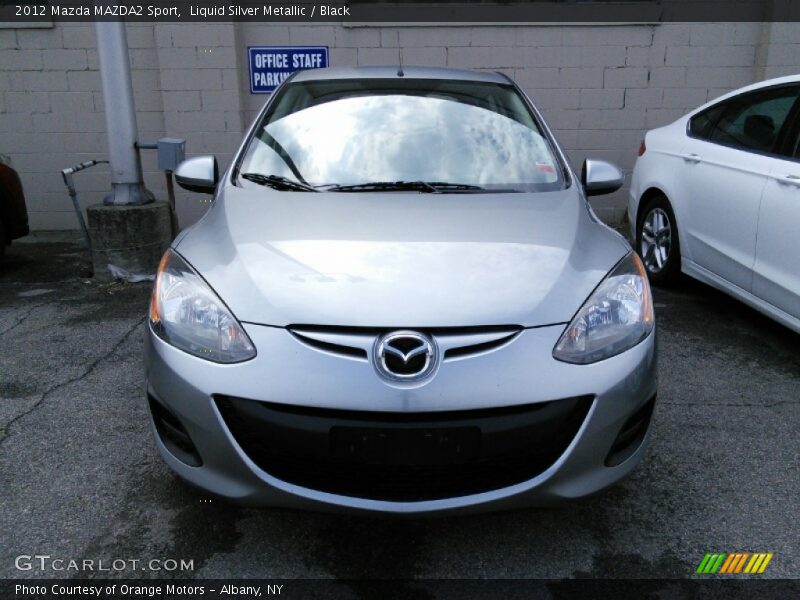 Liquid Silver Metallic / Black 2012 Mazda MAZDA2 Sport