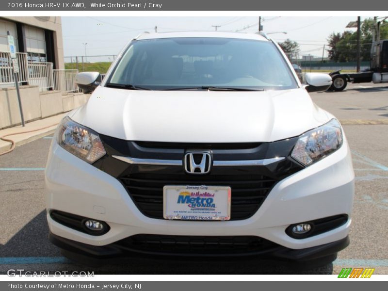 White Orchid Pearl / Gray 2016 Honda HR-V LX AWD