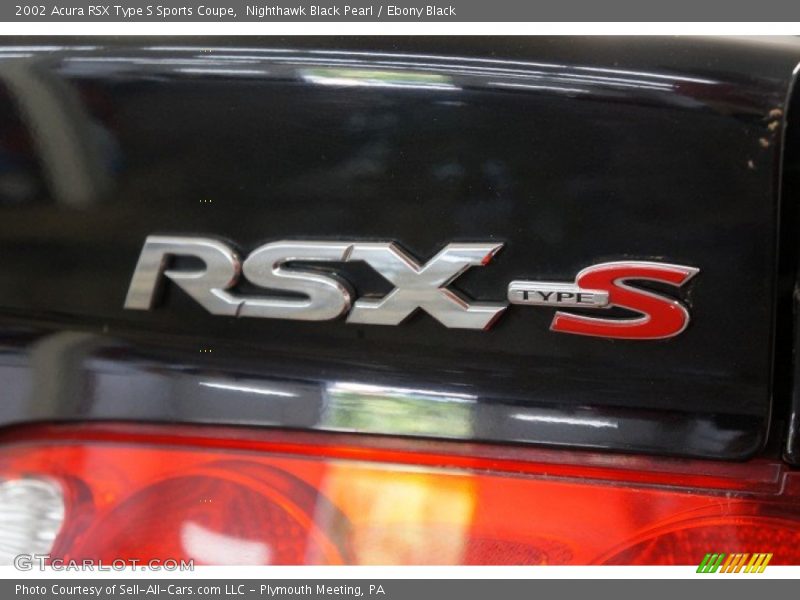 Nighthawk Black Pearl / Ebony Black 2002 Acura RSX Type S Sports Coupe