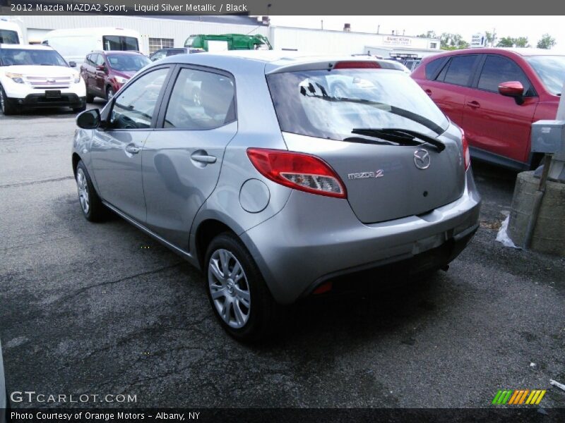 Liquid Silver Metallic / Black 2012 Mazda MAZDA2 Sport