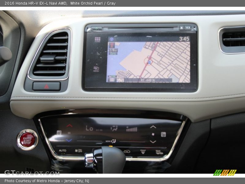 White Orchid Pearl / Gray 2016 Honda HR-V EX-L Navi AWD